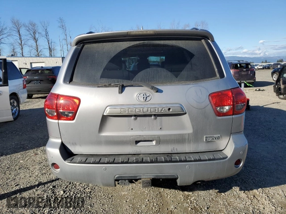 2012 Toyota Sequoia Limited with VIN 5TDJY5G10CS064565, listed as a Copart auction lot 48040595 with 43,469 mi miles and Salvage Title. Bid and sale history available at carsss.com. Image 6.