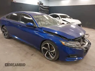 2019 Honda Accord Sport with VIN 1HGCV1F37KA065643, listed as a IAAI auction lot 41305032 with 34,160 mi miles and . Bid and sale history available at DreamBid. Image 1.