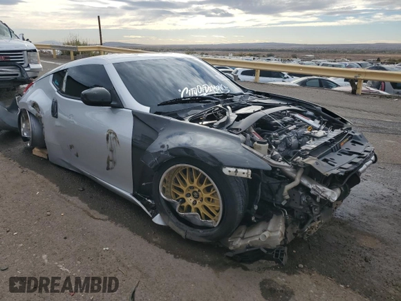 2013 Nissan 370Z with VIN JN1AZ4EH7DM382786, listed as a Copart auction lot 78954654 with 96,789 mi miles and Salvage Title. Bid and sale history available at carsss.com. Image 4.