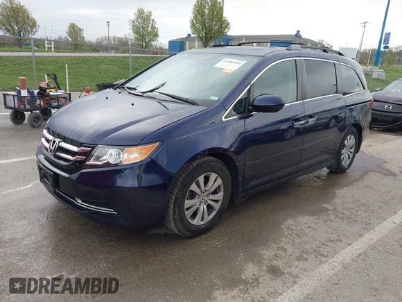 2014 Honda Odyssey EX-L with VIN 5FNRL5H68EB049914, listed as a IAAI auction lot 41986894 with 125,222 mi miles and . Bid and sale history available at carsss.com. Image 19.