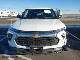2025 Chevrolet TrailBlazer LS with VIN KL79MNSL7SB058420, listed as a IAAI auction lot 41636608 with 3,221 mi miles. Bid and sale history available at carsss.com. Image 12.