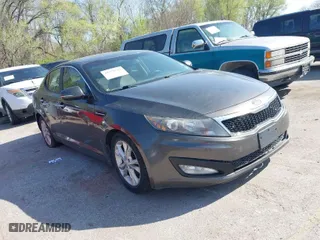 2012 Kia Optima LX with VIN 5XXGM4A7XCG020314, listed as a IAAI auction lot 41978342 with 266,207 mi miles. Bid and sale history available at carsss.com. Image 1.