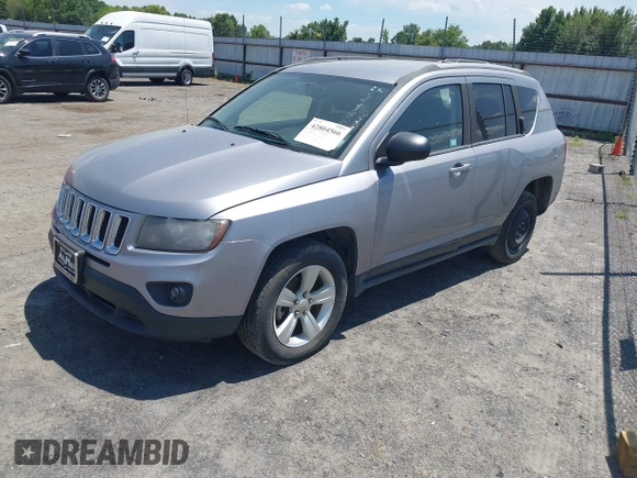 2016 Jeep Compass Sport с VIN 1C4NJCBA6GD666504, выставлен на аукционе IAAI как лот 42804566 с пробегом 104 594 миль миль и . История ставок и продаж доступна на DreamBid. Изображение 2.