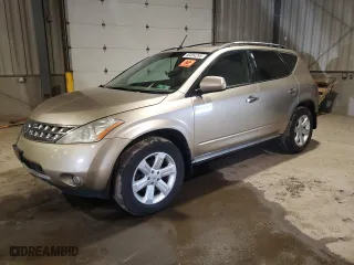 2006 Nissan Murano SL with VIN JN8AZ08W16W525372, listed as a Copart auction lot 46484295 with 0 mi miles and Clean Title. Bid and sale history available at carsss.com. Image 1.