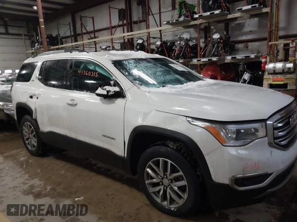 2017 GMC Acadia SLE with VIN 1GKKNSLA8HZ292941, listed as a IAAI auction lot 41360315 with 102,362 mi miles. Bid and sale history available at carsss.com. Image 1.