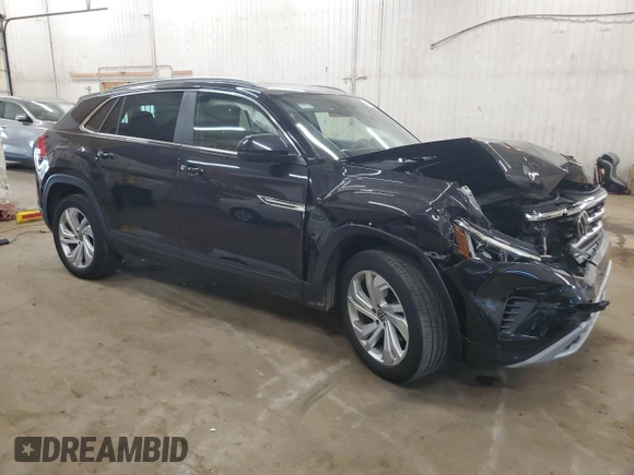 2020 Volkswagen Atlas SEL with VIN 1V2ME2CA5LC214793, listed as a Copart auction lot 55826735 with 55,654 mi miles and Salvage title. Bid and sale history available at DreamBid. Image 4.