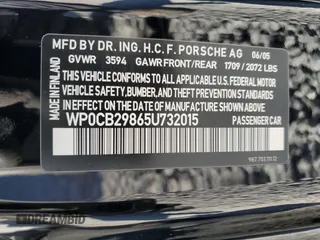 2005 Porsche Boxster S с VIN WP0CB29865U732015, выставлен на аукционе Copart как лот 42557885 с пробегом 15 886 миль миль и Списание • Salvage title. История ставок и продаж доступна на DreamBid. Изображение 13.