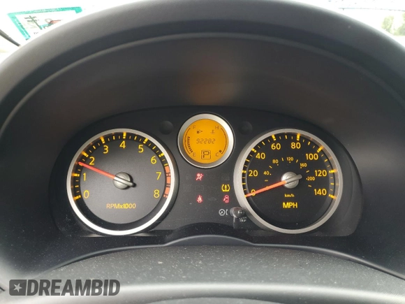 2008 Nissan Sentra S with VIN 3N1AB61E28L737794, listed as a Copart auction lot 57814725 with 92,282 mi miles and Salvage title. Bid and sale history available at DreamBid. Image 9.