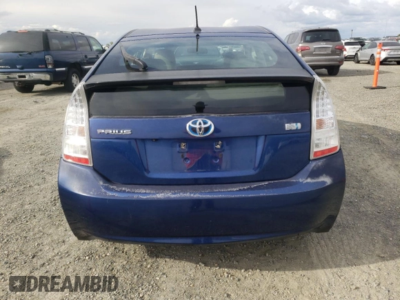 2010 Toyota Prius II with VIN JTDKN3DU1A0124501, listed as a Copart auction lot 50991285 with 112,580 mi miles and Salvage Title. Bid and sale history available at DreamBid. Image 6.