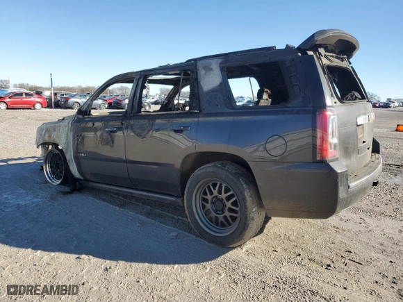 2017 GMC Yukon Denali with VIN 1GKS2CKJ9HR302683, listed as a Copart auction lot 89115505 with 0 mi miles and Salvage Title. Bid and sale history available at carsss.com. Image 2.