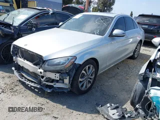 2018 Mercedes-Benz C with VIN 55SWF4JB4JU257082, listed as a IAAI auction lot 41807042 with 90,197 mi miles. Bid and sale history available at carsss.com. Image 2.