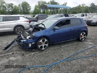 2011 Volkswagen Golf GTI w/Sunroof with VIN WVWEV7AJ8BW328368, listed as a Copart auction lot 59684765 with 114,205 mi miles and Salvage title. Bid and sale history available at DreamBid. Image 1.