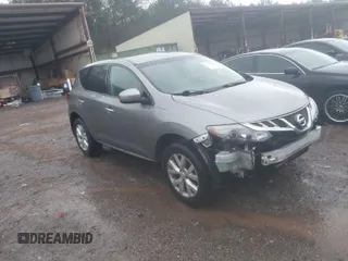 2011 Nissan Murano S with VIN JN8AZ1MU4BW067699, listed as a IAAI auction lot 41038952 with 206,601 mi miles. Bid and sale history available at carsss.com. Image 1.