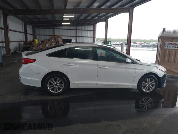 2017 Hyundai Sonata 2.4L with VIN 5NPE24AF5HH502155, listed as a IAAI auction lot 41955194 with 155,400 mi miles and . Bid and sale history available at carsss.com. Image 13.