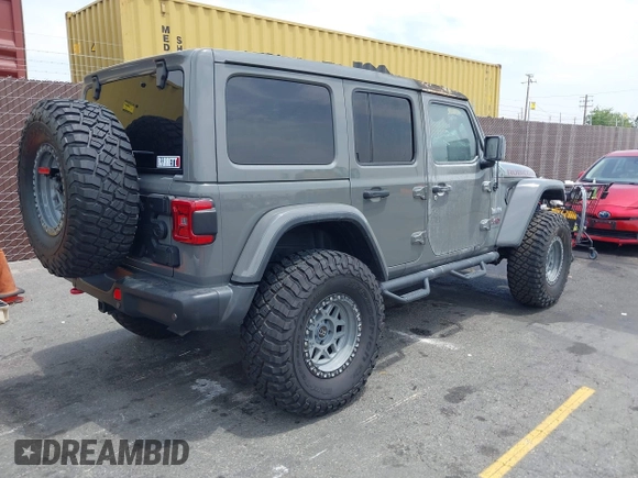 2020 Jeep Wrangler Unlimited Rubicon с VIN 1C4JJXFM4LW100382, выставлен на аукционе IAAI как лот 42338687 с пробегом Не указан миль и . История ставок и продаж доступна на DreamBid. Изображение 4.