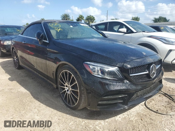 2022 Mercedes-Benz C 300 with VIN W1KWK8DB5NG113140, listed as a Copart auction lot 76947864 with Not Provided miles and Non Repairable. Bid and sale history available at DreamBid. Image 4.