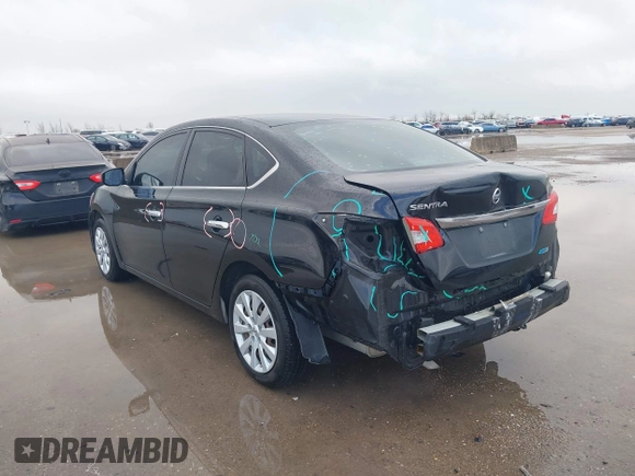 2013 Nissan Sentra S with VIN 3N1AB7AP2DL672124, listed as a IAAI auction lot 41717619 with 154,610 mi miles and . Bid and sale history available at DreamBid. Image 3.