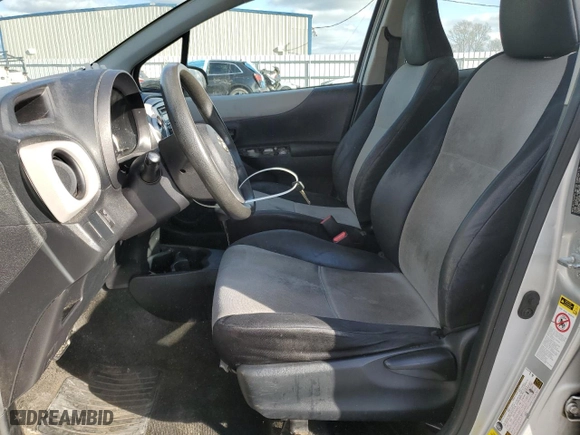 2012 Toyota Yaris L with VIN JTDKTUD38CD507298, listed as a Copart auction lot 43578355 with 216,329 mi miles and Salvage Title. Bid and sale history available at carsss.com. Image 7.