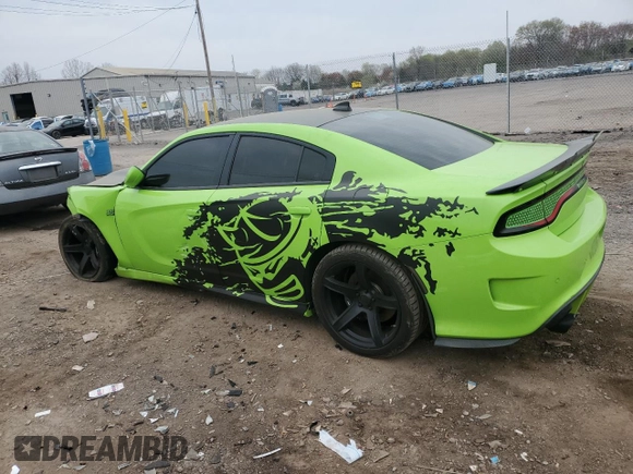 2019 Dodge Charger Scat Pack with VIN 2C3CDXGJ4KH662773, listed as a Copart auction lot 53092825 with 55,644 mi miles and Salvage title. Bid and sale history available at DreamBid. Image 2.