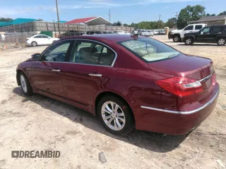 2013 Hyundai Genesis 3.8L z VIN KMHGC4DD8DU212407, wystawiony jako IAAI lot #42237644 z przebiegiem 113 143 mil mil oraz . Historia ofert i sprzedaży dostępna na DreamBid. Obrazek 3.