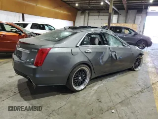 2017 Cadillac CTS Luxury AWD with VIN 1G6AX5SX2H0145966, listed as a Copart auction lot 55835324 with Not provided miles and Salvage title. Bid and sale history available at DreamBid. Image 3.