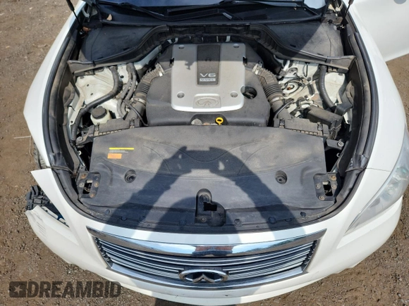 2013 Infiniti M with VIN JN1BY1AR5DM602690, listed as a Copart auction lot 64944925 with 186,302 mi miles and Salvage title. Bid and sale history available at DreamBid. Image 11.
