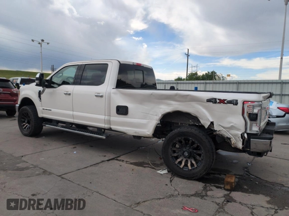 2017 Ford F-350 Platinum with VIN 1FT8W3BT1HEB31690, listed as a Copart auction lot 58369795 with 115,704 mi miles and Salvage title. Bid and sale history available at DreamBid. Image 2.