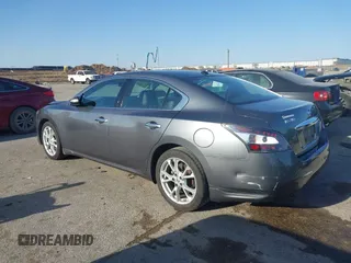 2014 Nissan Maxima 3.5 S with VIN 1N4AA5AP4EC476676, listed as a IAAI auction lot 41853243 with 104,616 mi miles. Bid and sale history available at carsss.com. Image 3.