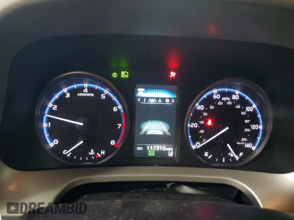 2017 Toyota RAV4 LE with VIN 2T3BFREV3HW617738, listed as a Copart auction lot 58712515 with 117,310 mi miles and Salvage title. Bid and sale history available at DreamBid. Image 9.