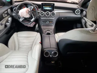 2017 Mercedes-Benz C 43 AMG with VIN 55SWF6EB7HU188565, listed as a Copart auction lot 87072524 with Not Provided miles and Salvage Title. Bid and sale history available at DreamBid. Image 8.