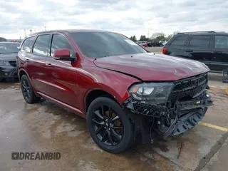 2018 Dodge Durango GT with VIN 1C4RDHDG8JC461464, listed as a IAAI auction lot 41299832 with 75,373 mi miles and . Bid and sale history available at DreamBid. Image 1.