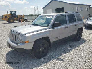 2014 Jeep Patriot Sport with VIN 1C4NJPBA8ED754085, listed as a Copart auction lot 61750575 with 72,698 mi miles and Salvage title. Bid and sale history available at DreamBid. Image 1.