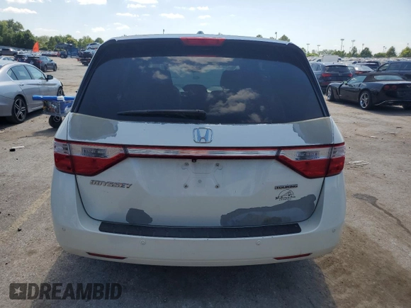 2013 Honda Odyssey Touring with VIN 5FNRL5H99DB052538, listed as a Copart auction lot 66310875 with 192,052 mi miles and Clean title. Bid and sale history available at DreamBid. Image 6.