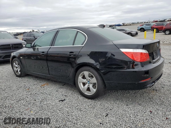 2008 BMW 5 Series 528i with VIN WBANU53588CT03677, listed as a Copart auction lot 49956525 with 183,194 mi miles and Salvage Title. Bid and sale history available at carsss.com. Image 2.