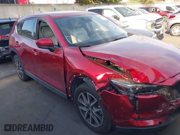 2018 Mazda CX-5 Grand Touring with VIN JM3KFBDM2J0333017, listed as a IAAI auction lot 41850431 with 85,000 mi miles. Bid and sale history available at carsss.com. Image 14.