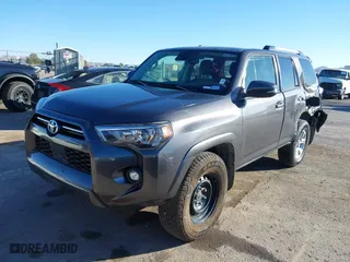 2022 Toyota 4Runner SR5 Premium with VIN JTENU5JR3N5999286, listed as a IAAI auction lot 40907443 with 53,960 mi miles. Bid and sale history available at carsss.com. Image 2.