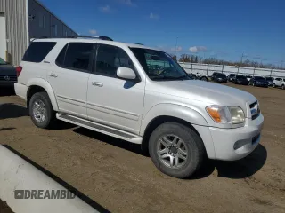2005 Toyota Sequoia Limited with VIN 5TDBT48A55S240444, listed as a Copart auction lot 52815205 with 287,241 mi miles and Salvage Title. Bid and sale history available at DreamBid. Image 4.