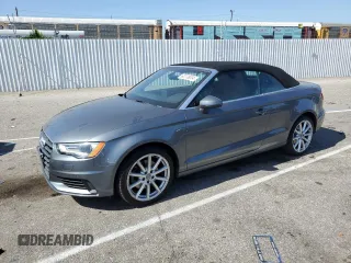 2015 Audi A3 1.8T Premium with VIN WAU6CLFF6F1113126, listed as a Copart auction lot 60776034 with 49,582 mi miles and Salvage Title. Bid and sale history available at carsss.com. Image 1.