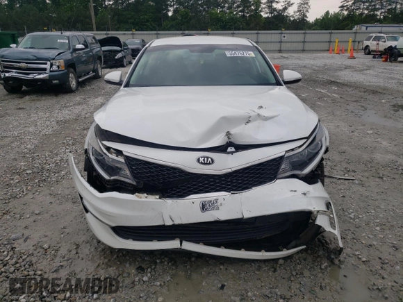2016 Kia Optima LX with VIN 5XXGT4L30GG051249, listed as a Copart auction lot 55476275 with 40,875 mi miles and Salvage title. Bid and sale history available at DreamBid. Image 5.