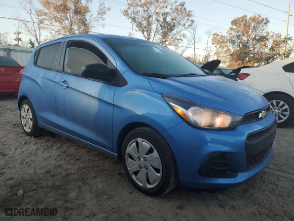 2017 Chevrolet Spark LS with VIN KL8CB6SA7HC813080, listed as a Copart auction lot 76966934 with 21,296 mi miles and Salvage Title. Bid and sale history available at carsss.com. Image 4.