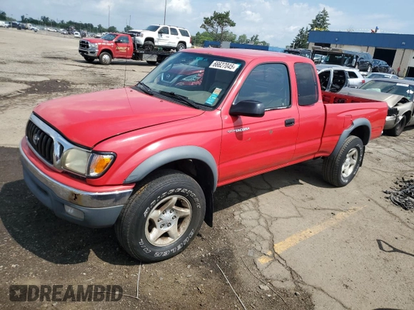 2002 Toyota Tacoma with VIN 5TEWM72N02Z885559, listed as a Copart auction lot 66627045 with Not provided miles and Clean title. Bid and sale history available at DreamBid. Image 1.