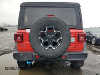 2022 Jeep Wrangler Unlimited Rubicon with VIN 1C4JJXR62NW171306, listed as a Copart auction lot 81366074 with 25,001 mi miles and Clean title. Bid and sale history available at DreamBid. Image 6.