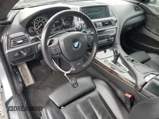 2013 BMW 6 Series 650i with VIN WBAYM9C59DDW20392, listed as a Copart auction lot 43467595 with 57,653 mi miles and Clean Title. Bid and sale history available at carsss.com. Image 8.