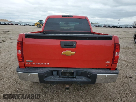 2010 Chevrolet Silverado 1500 LT with VIN 3GCRKSE37AG249876, listed as a Copart auction lot 54674925 with 186,739 mi miles and Salvage Title. Bid and sale history available at DreamBid. Image 6.