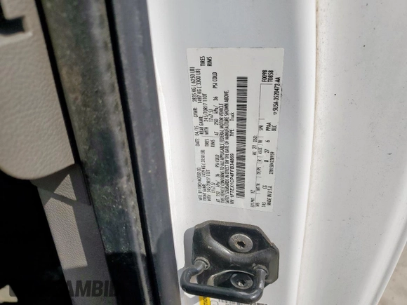 2015 Ford F-150 XL z VIN 1FTEX1CP4FFB34869, wystawiony jako Copart lot #59514365 z przebiegiem Nie podano mil oraz Szkoda całkowita • Salvage title. Historia ofert i sprzedaży dostępna na DreamBid. Obrazek 12.