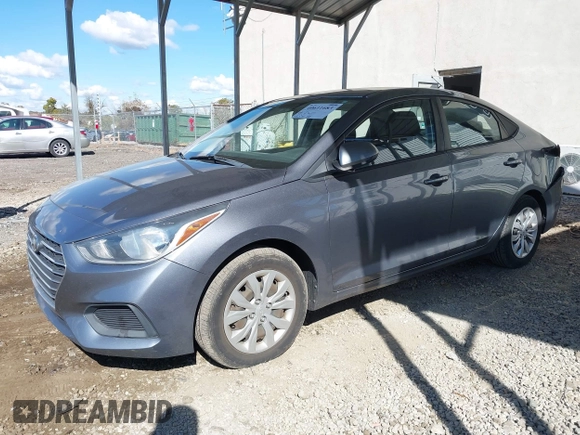 2019 Hyundai Accent SE with VIN 3KPC24A34KE087144, listed as a IAAI auction lot 40611683 with 86,276 mi miles. Bid and sale history available at carsss.com. Image 2.