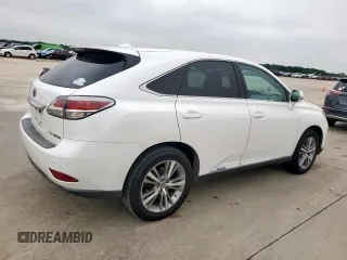 2015 Lexus RX 450h with VIN 2T2ZB1BA2FC003943, listed as a Copart auction lot 51186155 with 102,272 mi miles and Salvage title. Bid and sale history available at DreamBid. Image 3.