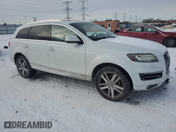 2014 Audi Q7 3.0T Premium Plus with VIN WA1LGAFE5ED010082, listed as a Copart auction lot 45519515 with 129,781 mi miles and Salvage Title. Bid and sale history available at carsss.com. Image 4.