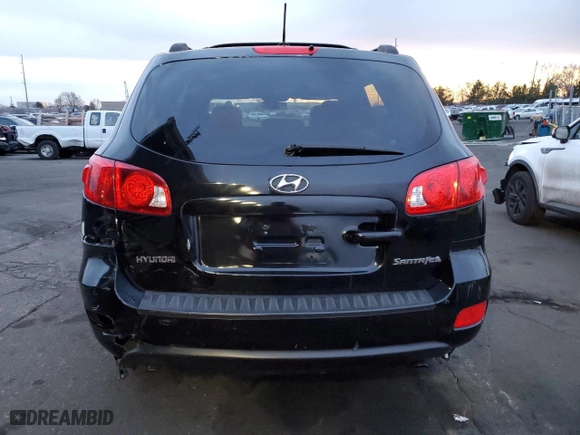 2009 Hyundai Santa Fe GLS with VIN 5NMSG13D29H275200, listed as a Copart auction lot 49262185 with 173,134 mi miles and Salvage Title. Bid and sale history available at carsss.com. Image 6.