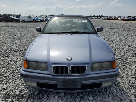 1997 BMW 3-Series 328IC with VIN WBABK832XVET96413, listed as a Copart auction lot 47806025 with 66,051 mi miles and Salvage Title. Bid and sale history available at carsss.com. Image 5.